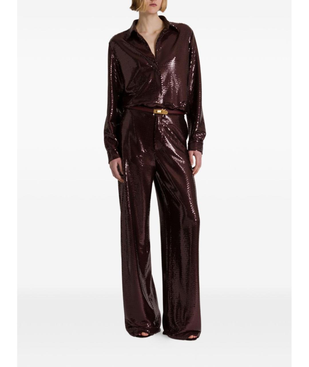 ALBERTA FERRETTI Полиэстеровая рубашка, фото 4