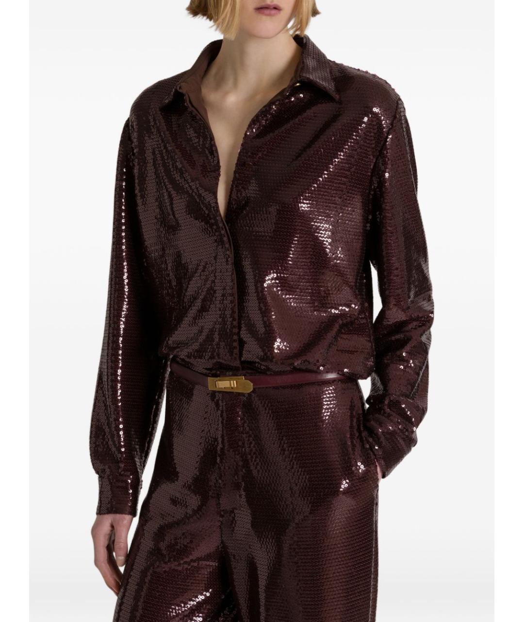 ALBERTA FERRETTI Полиэстеровая рубашка, фото 3