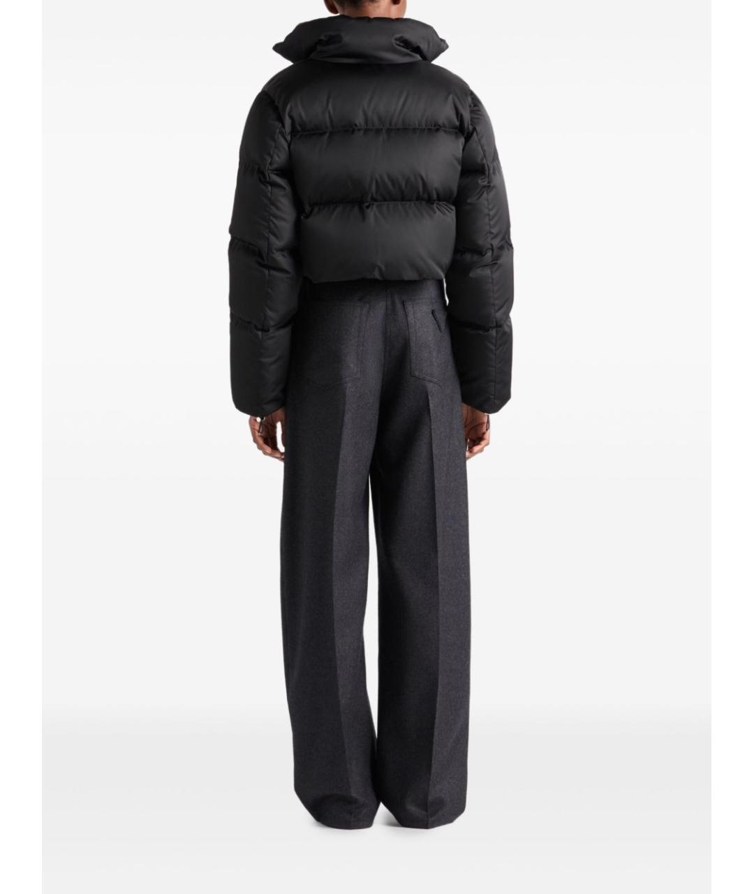 PRADA Черная полиамидовая куртка, фото 4