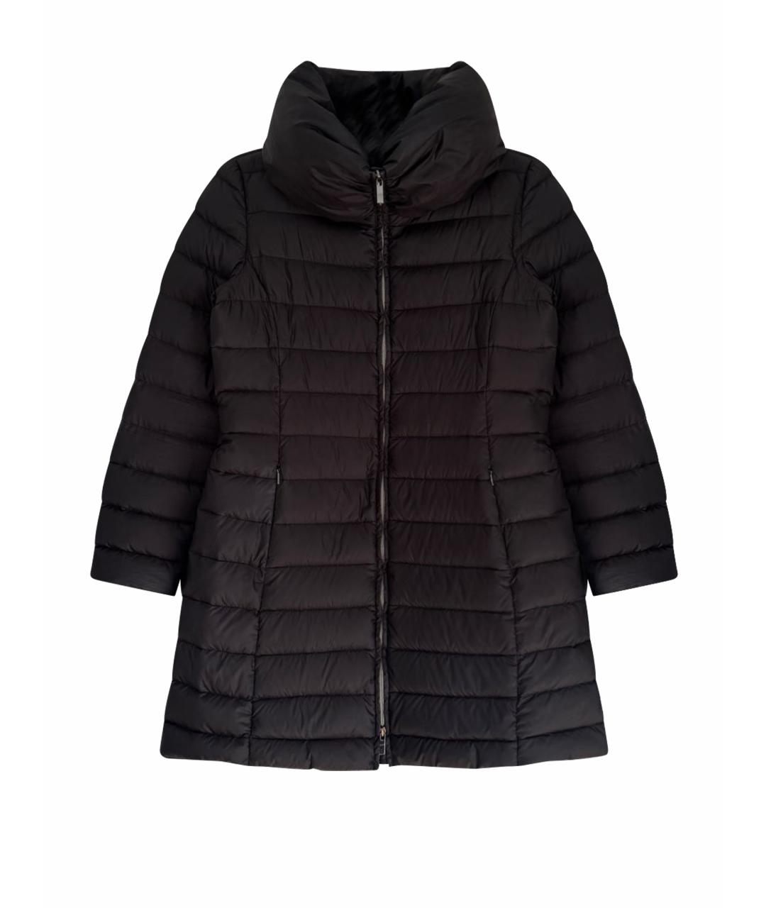 MAX MARA Черный полиэстеровый пуховик, фото 1