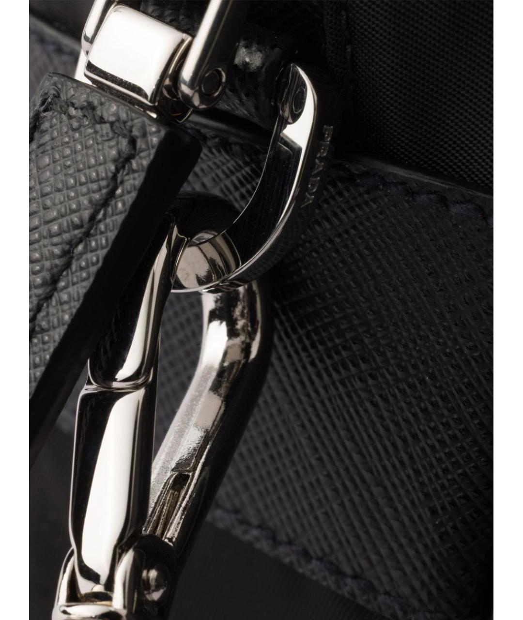 PRADA Черная нейлоновая сумка на плечо, фото 4