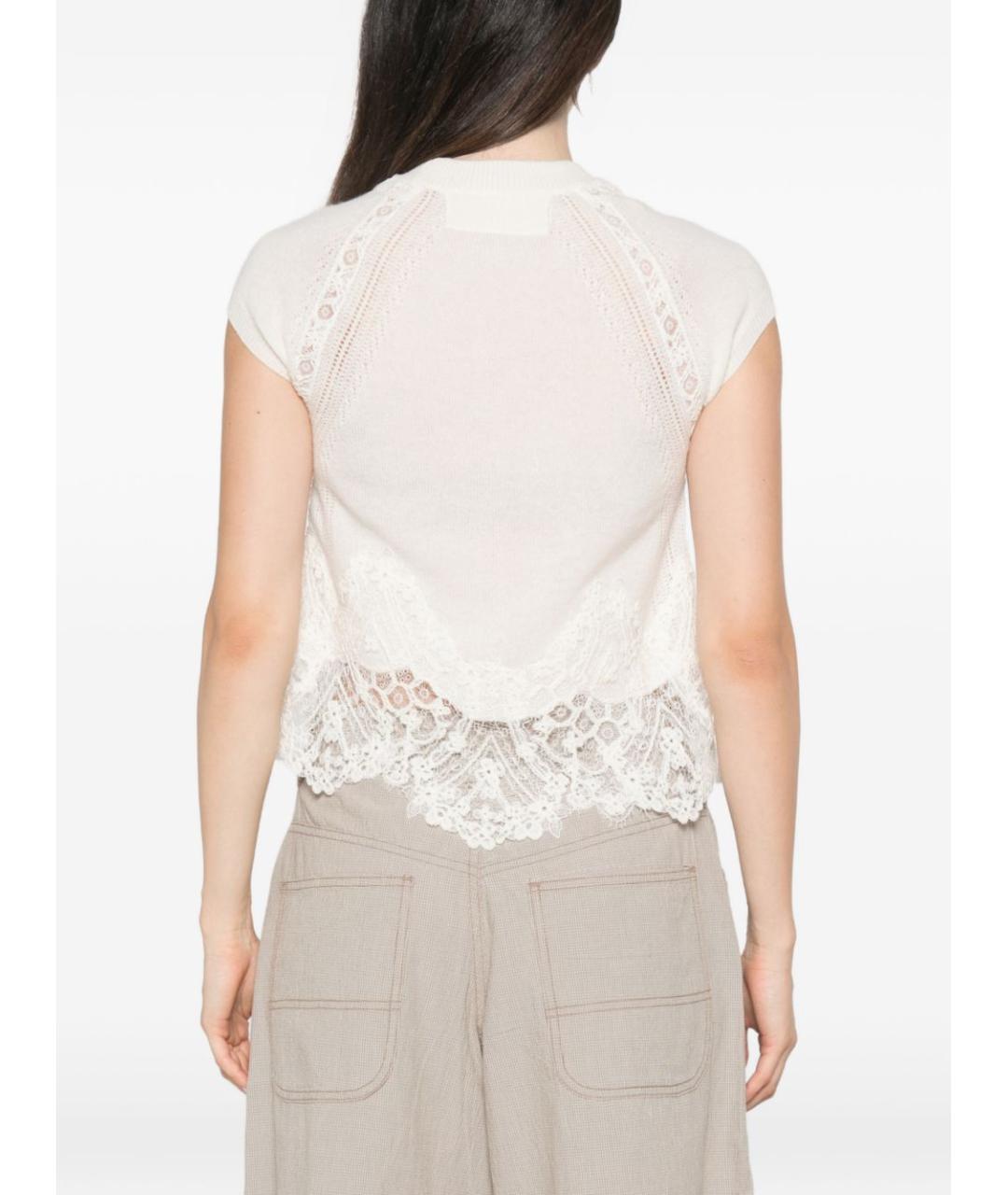 ERMANNO SCERVINO Белая футболка, фото 3