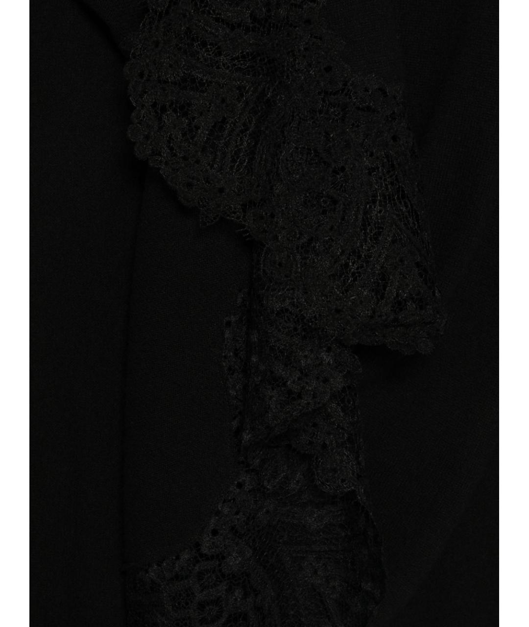ERMANNO SCERVINO Черный шарф, фото 3