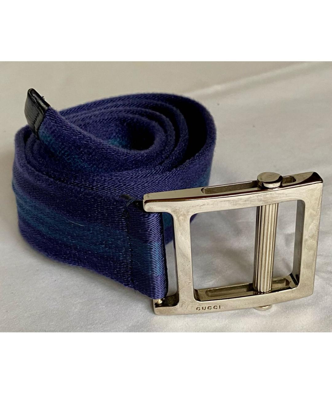GUCCI Темно-синий ремень, фото 3