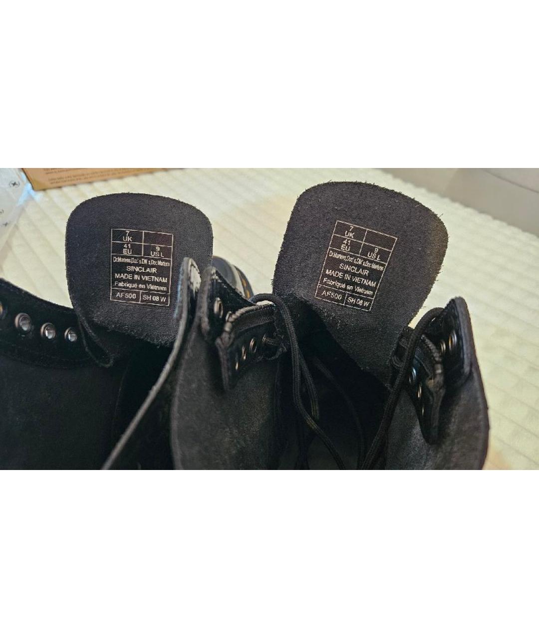 DR. MARTENS Черные ботинки из лакированной кожи, фото 7