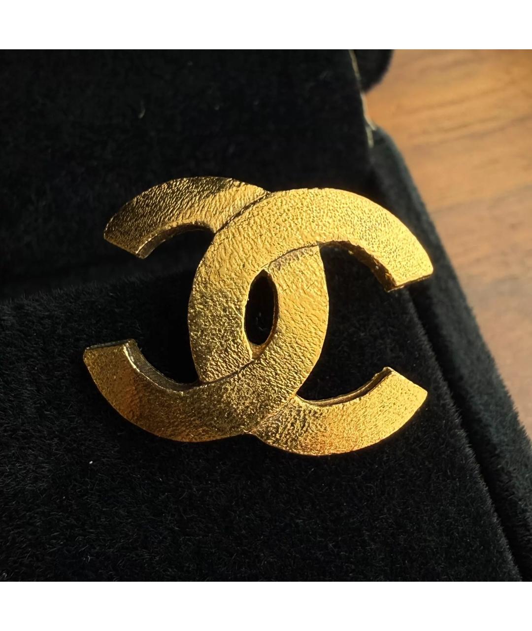 CHANEL Золотые серьги из желтого золота, фото 3