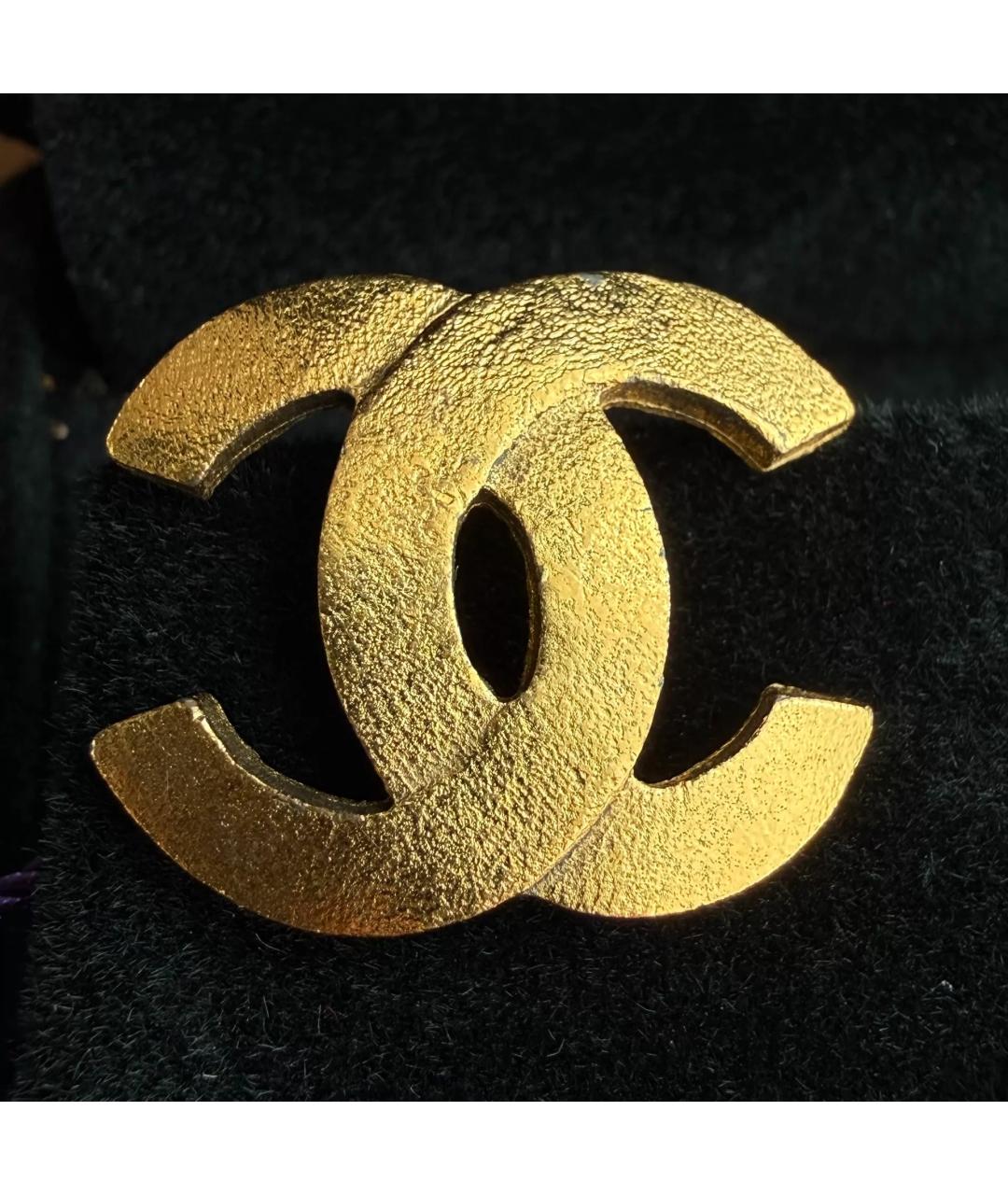 CHANEL Золотые серьги из желтого золота, фото 2