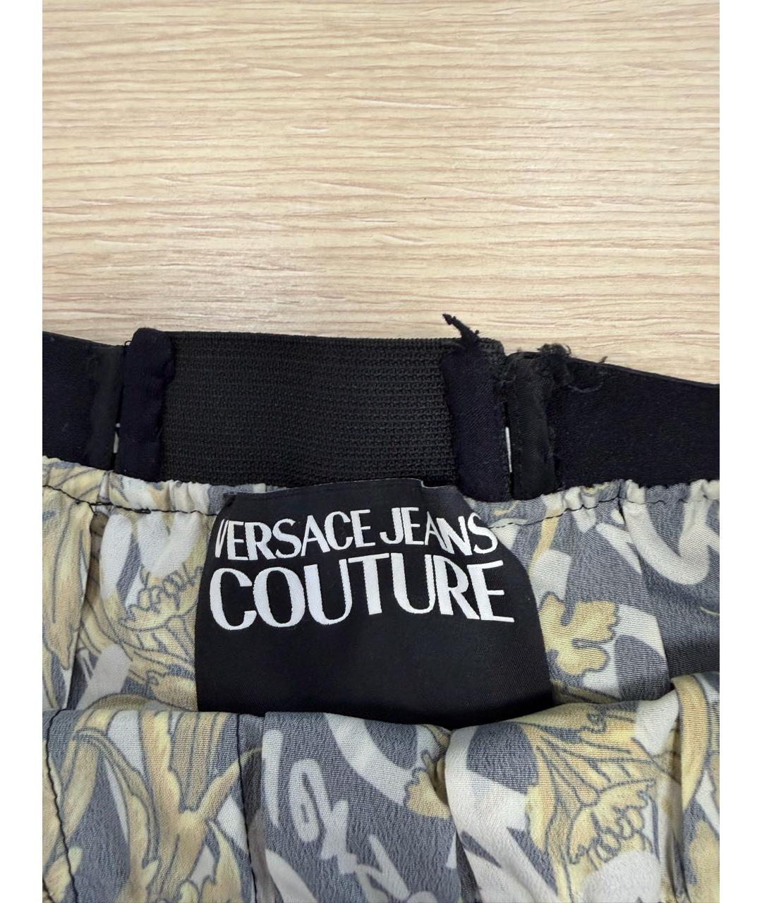 VERSACE Черная юбка миди, фото 3