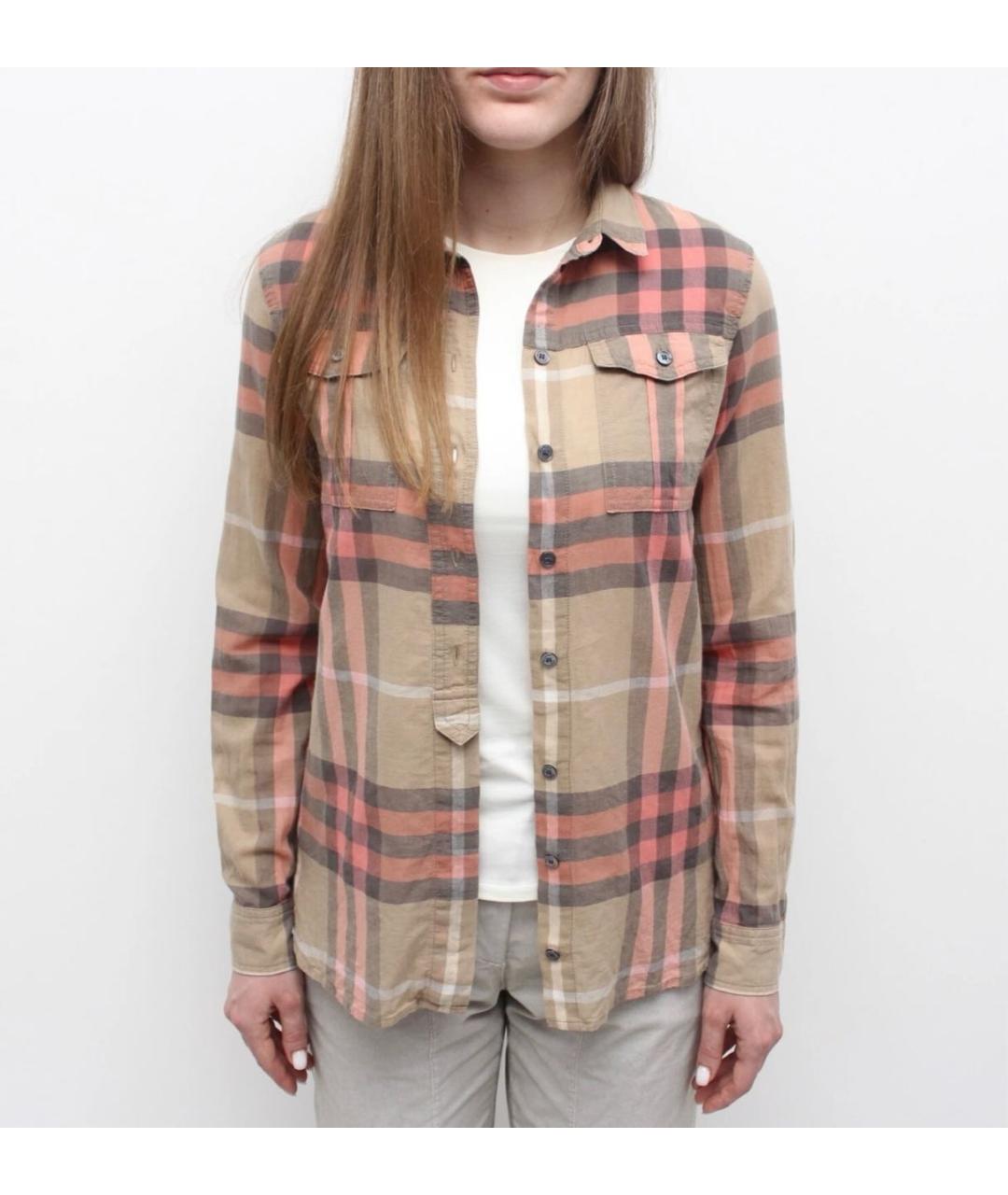 BURBERRY Мульти хлопковая рубашка, фото 8