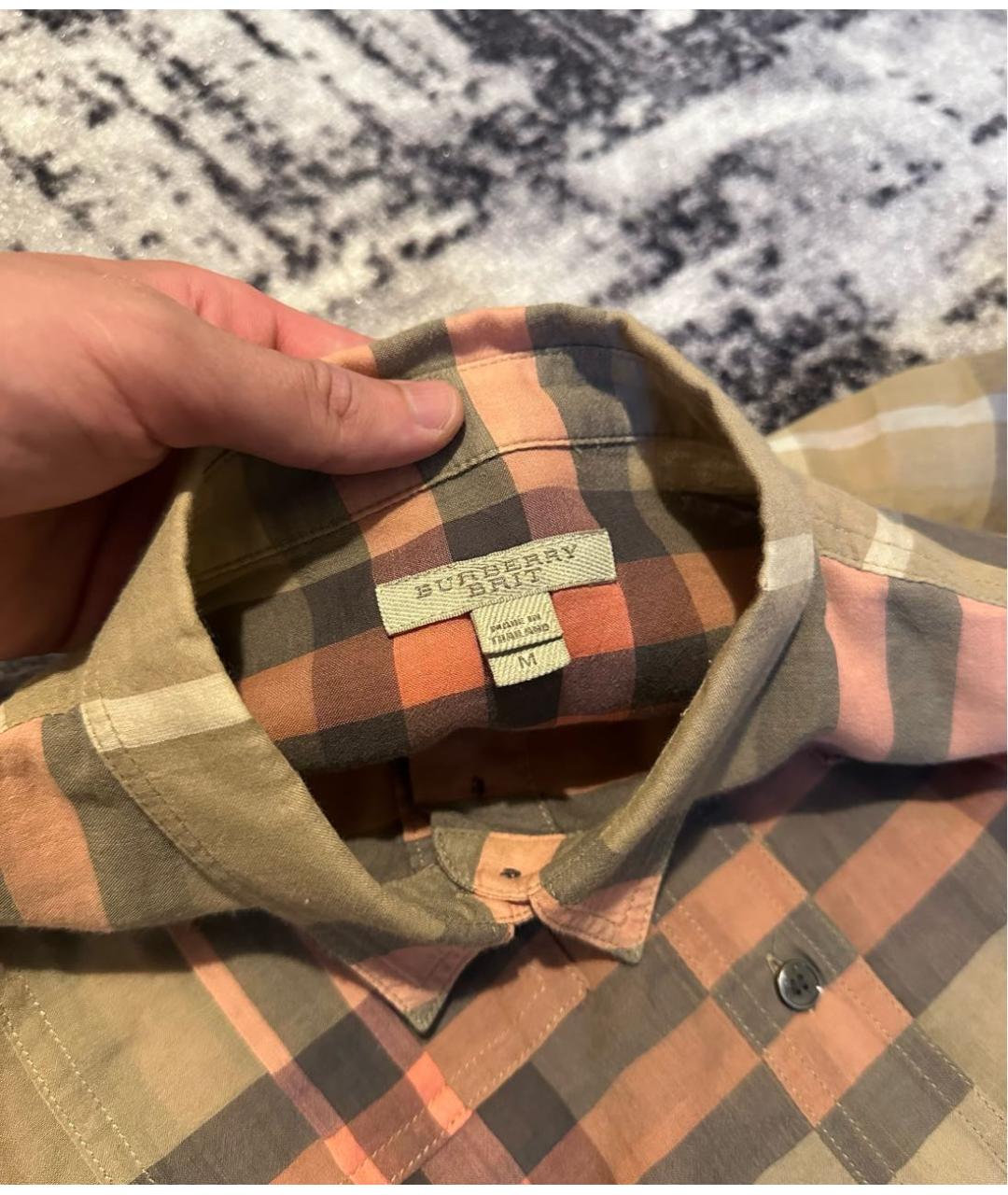 BURBERRY Мульти хлопковая рубашка, фото 5
