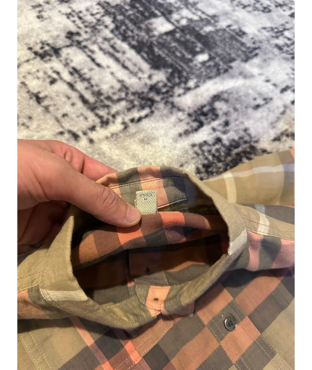 BURBERRY Мульти хлопковая рубашка, фото 6