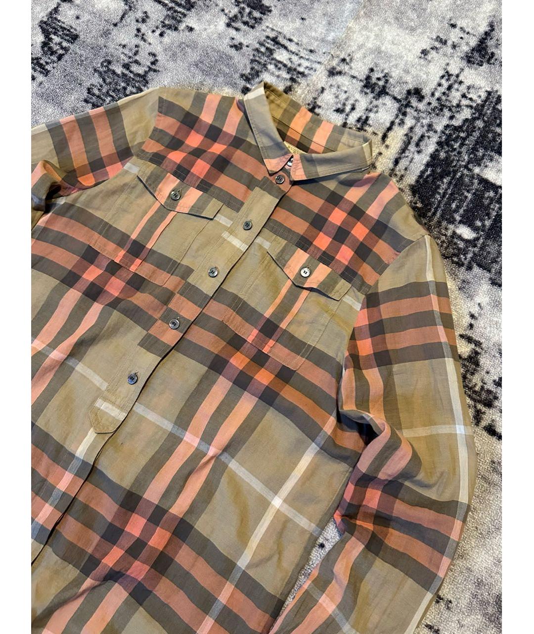 BURBERRY Мульти хлопковая рубашка, фото 2