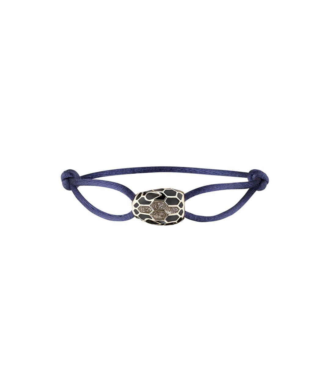 BVLGARI Темно-синий латунный браслет, фото 1