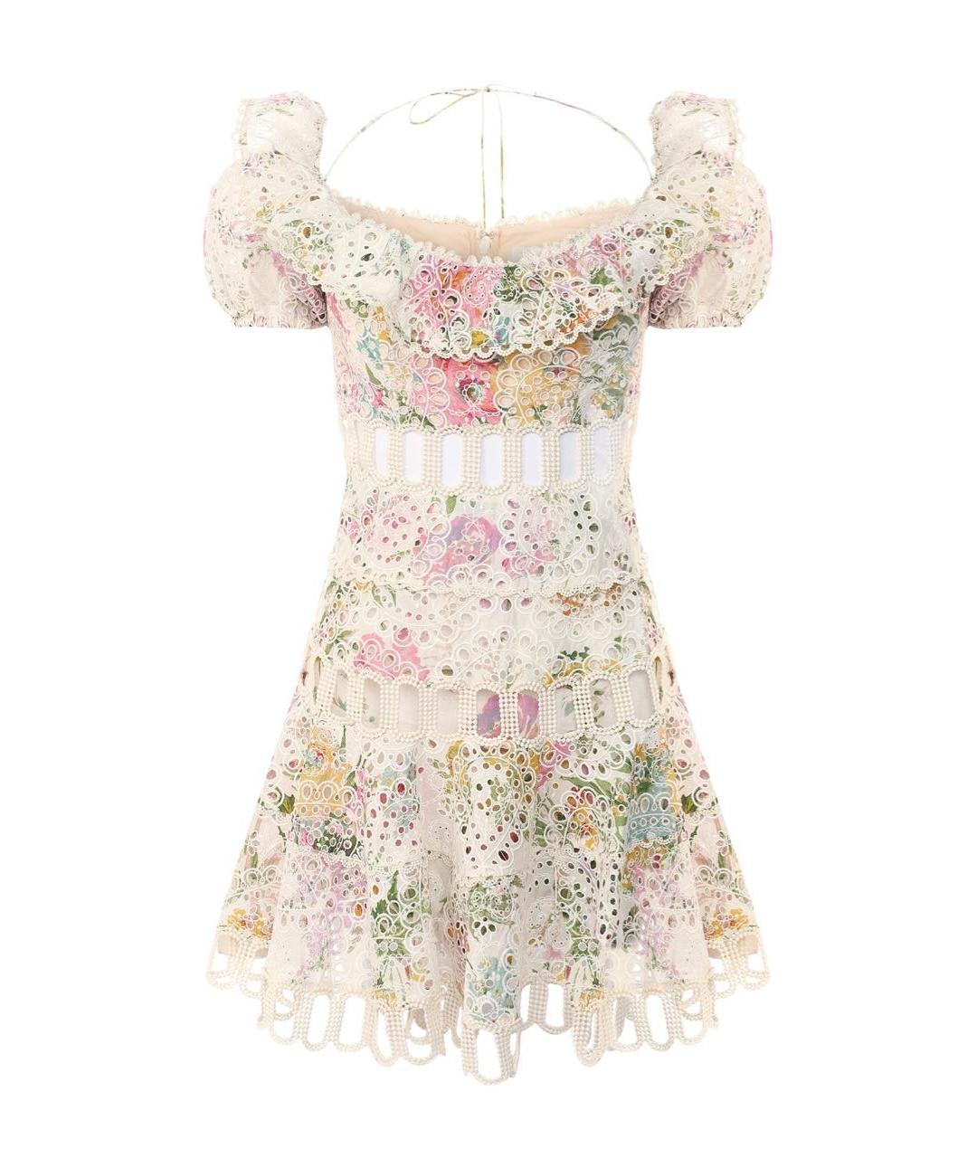 ZIMMERMANN Мульти хлопковое повседневное платье, фото 1