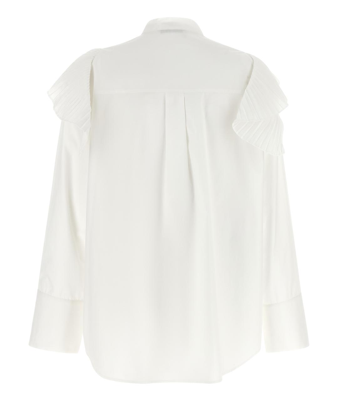 ALBERTA FERRETTI Белая хлопковая блузы, фото 2