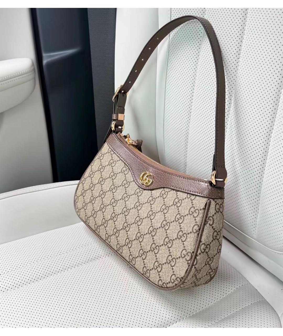 GUCCI Мульти кожаная сумка с короткими ручками, фото 7