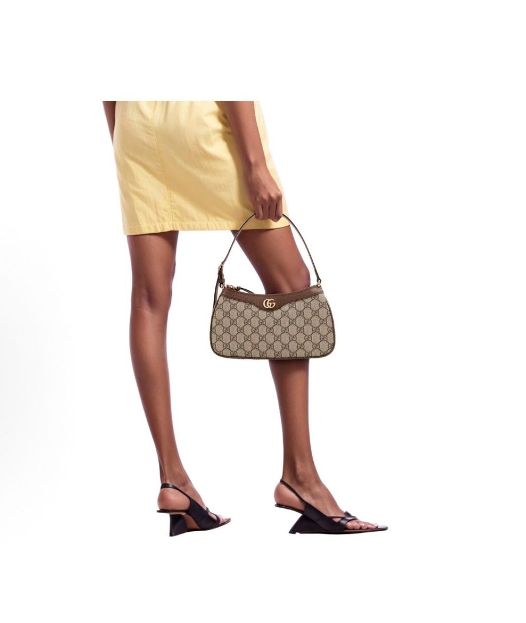 GUCCI Мульти кожаная сумка с короткими ручками, фото 5