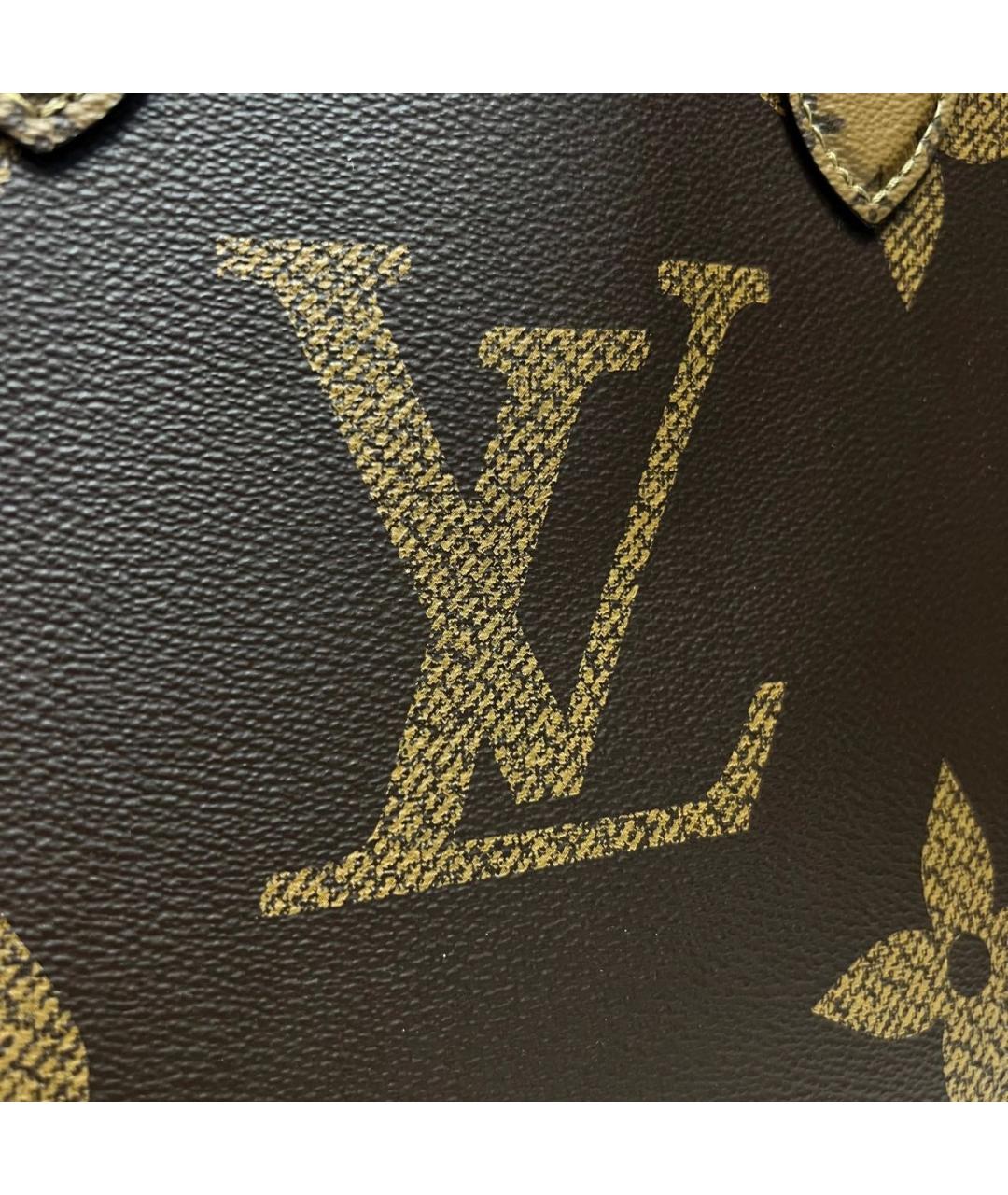 LOUIS VUITTON Коричневая сумка с короткими ручками, фото 8