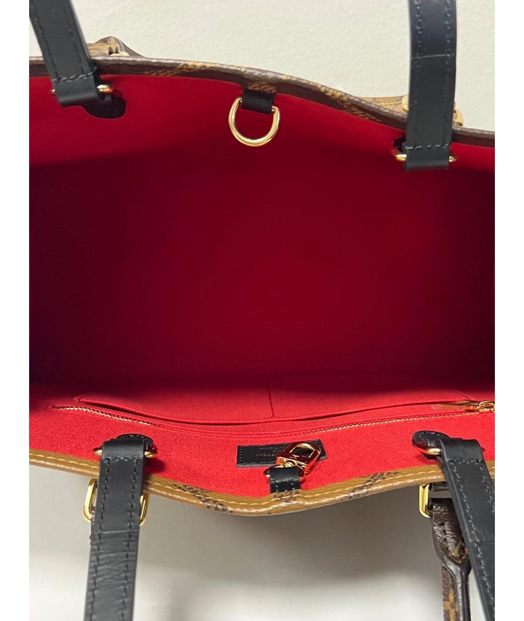 LOUIS VUITTON Коричневая сумка с короткими ручками, фото 6