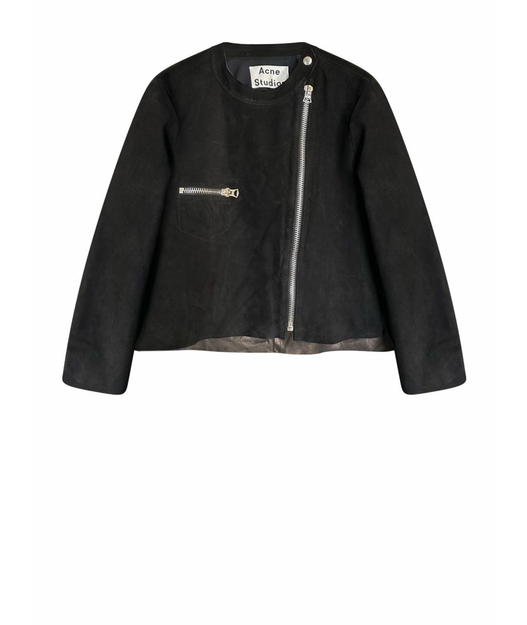 ACNE STUDIOS Черная замшевая куртка, фото 1