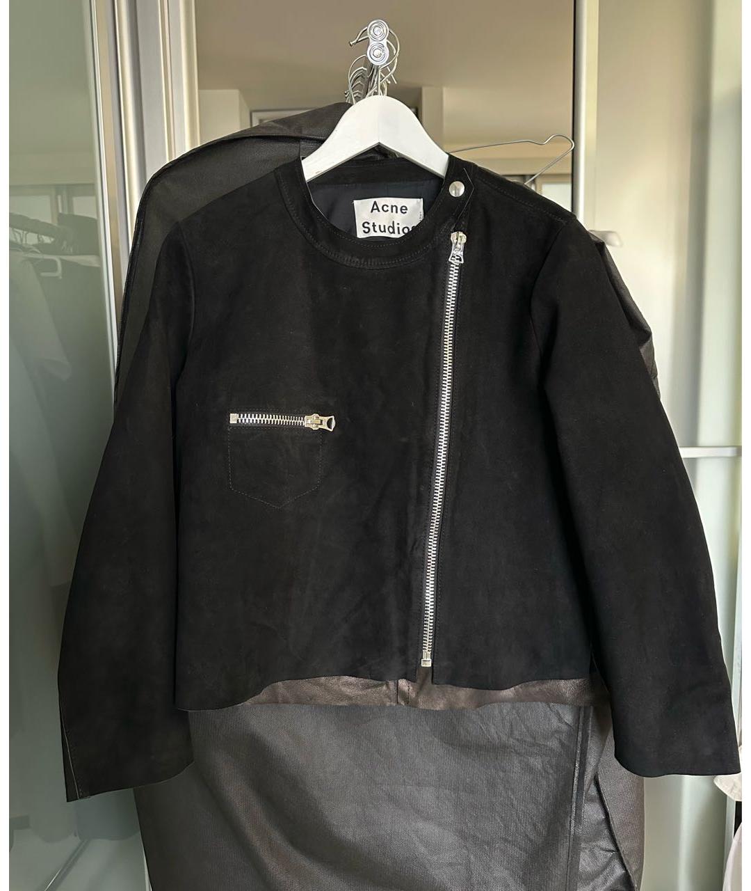 ACNE STUDIOS Черная замшевая куртка, фото 7