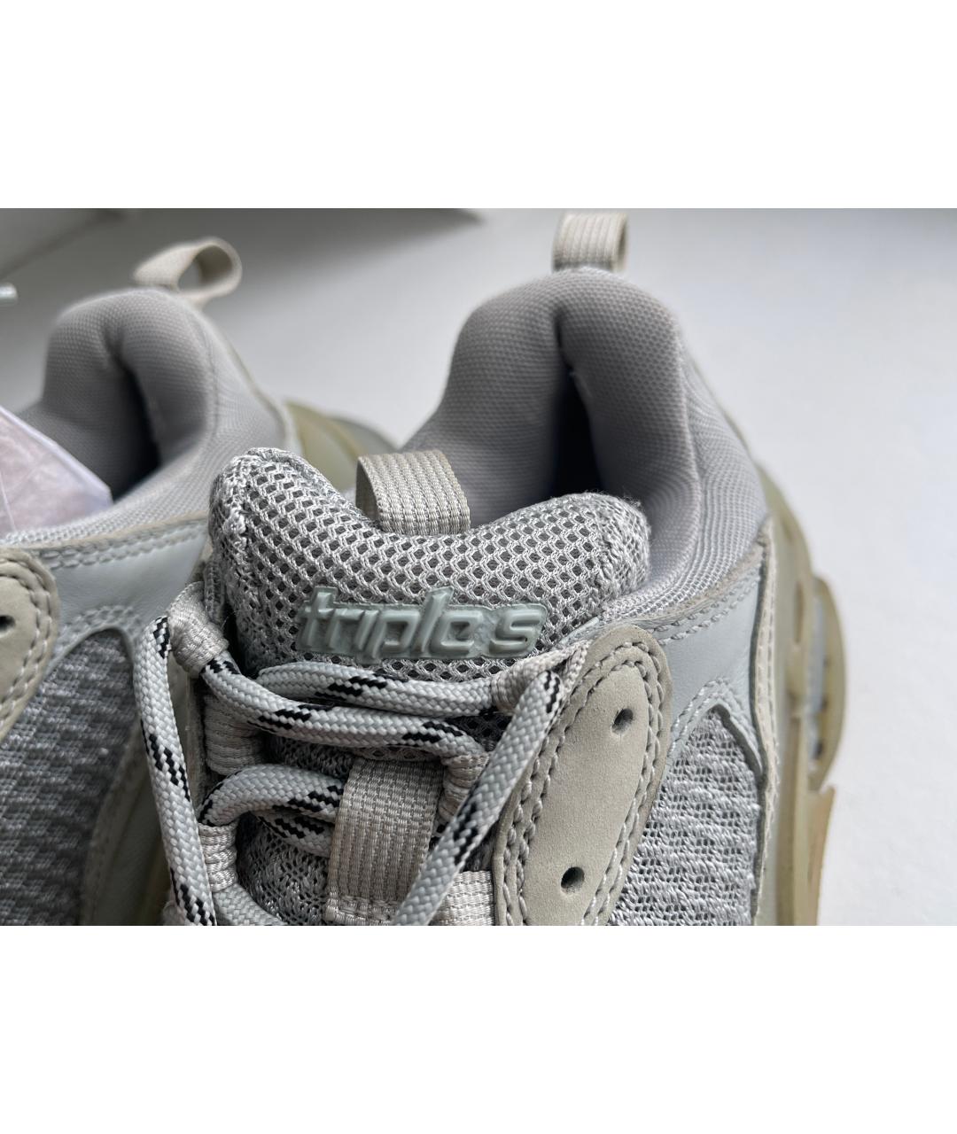 BALENCIAGA Бежевые кроссовки, фото 8