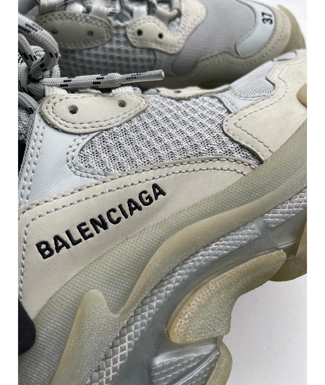 BALENCIAGA Бежевые кроссовки, фото 6
