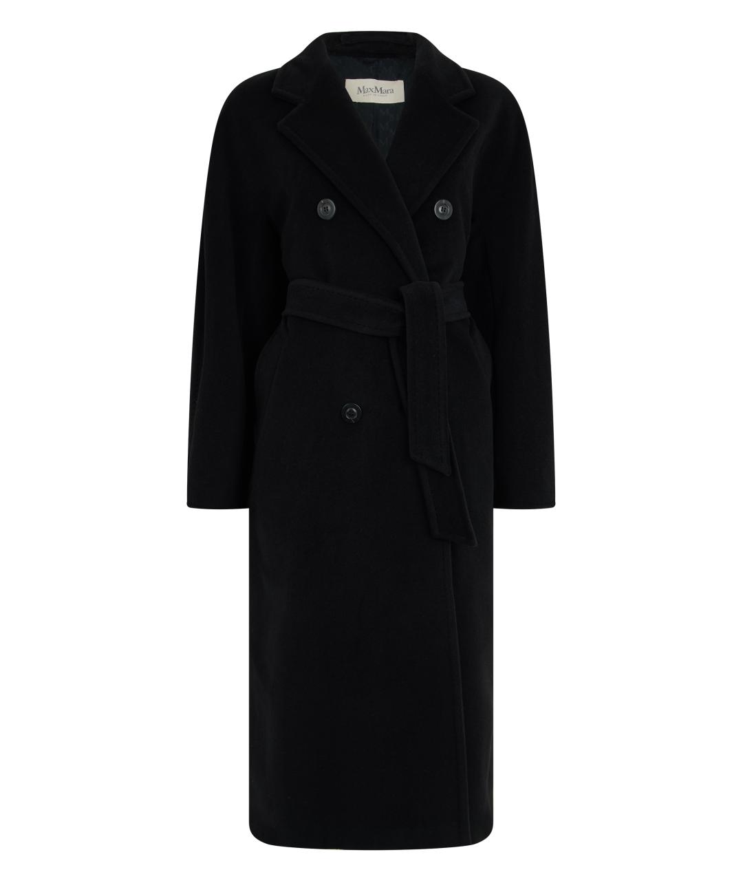 MAX MARA Черное шерстяное пальто, фото 1