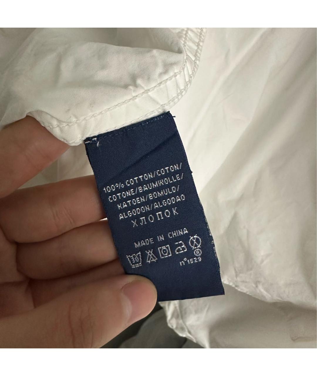 RALPH LAUREN Белая хлопковая парка, фото 7