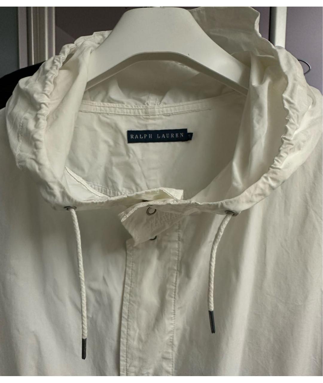 RALPH LAUREN Белая хлопковая парка, фото 3