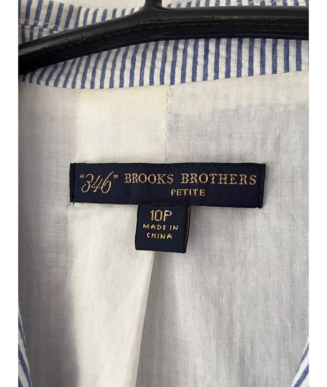 BROOKS BROTHERS Голубой хлопковый жакет/пиджак, фото 2