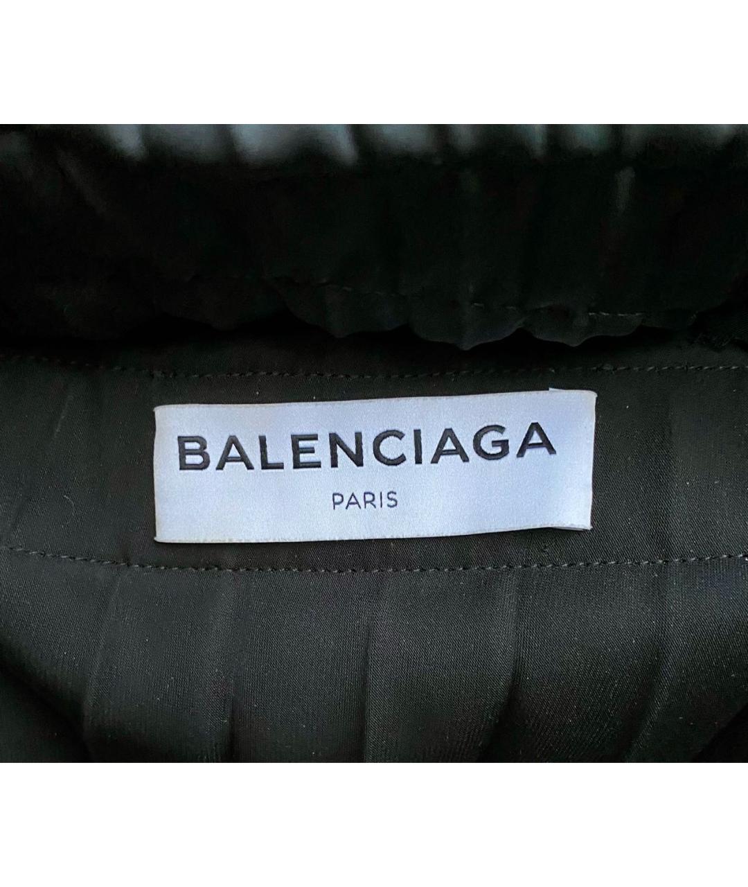 BALENCIAGA Черная полиэстеровая юбка макси, фото 3