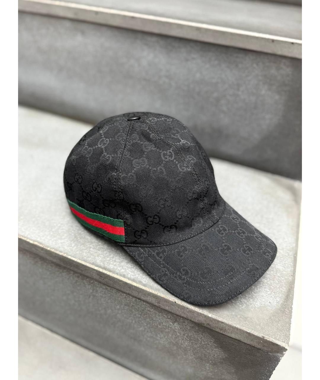 GUCCI Черная синтетическая кепка, фото 7