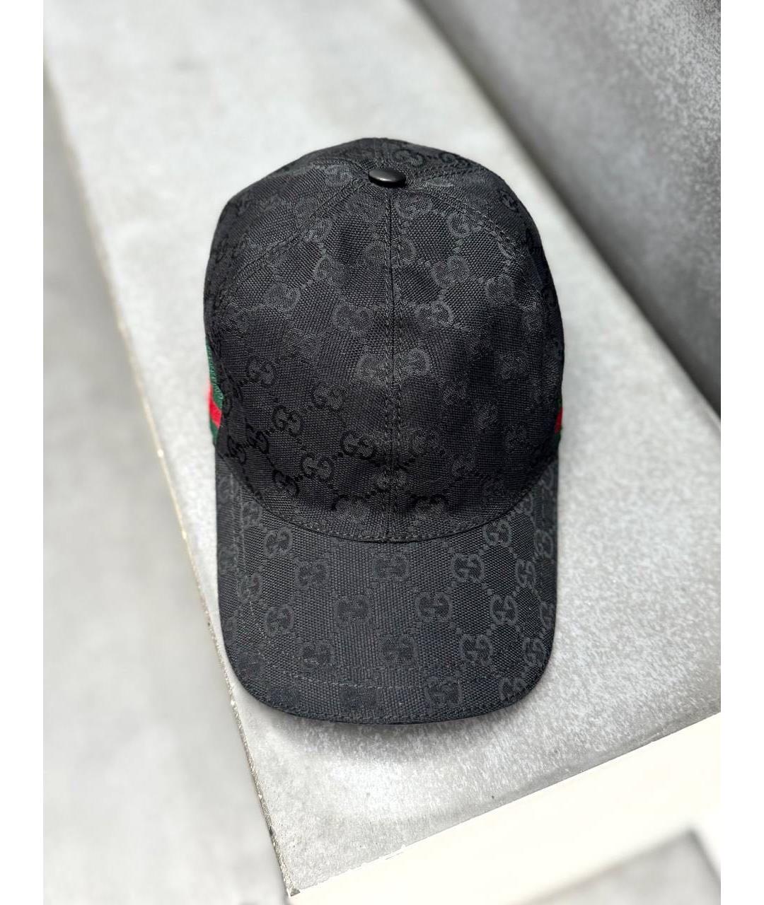GUCCI Черная синтетическая кепка, фото 3