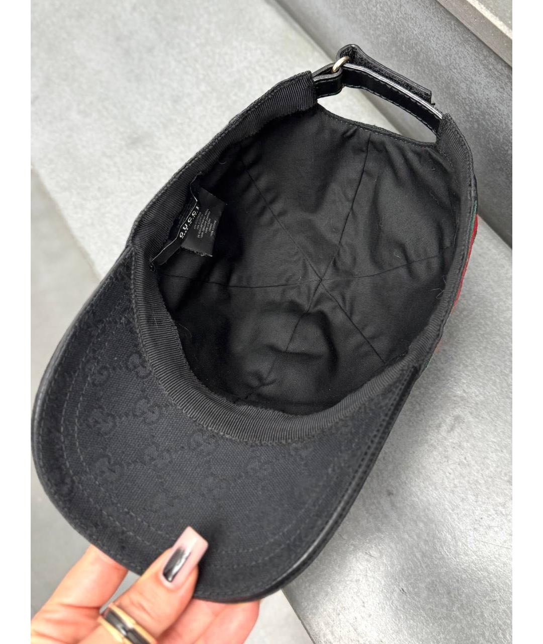 GUCCI Черная синтетическая кепка, фото 5