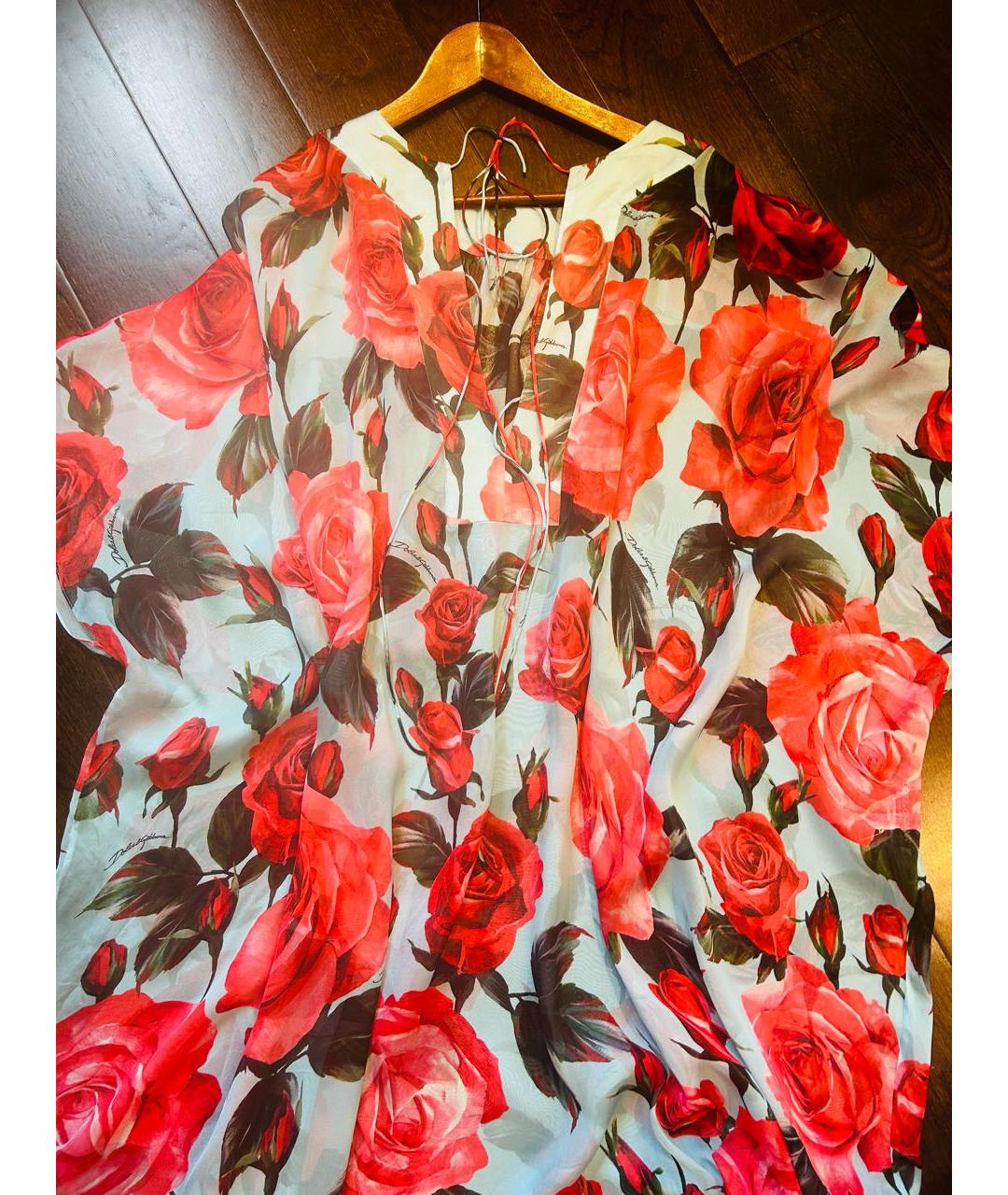 DOLCE&GABBANA Мульти шелковое парео, фото 4