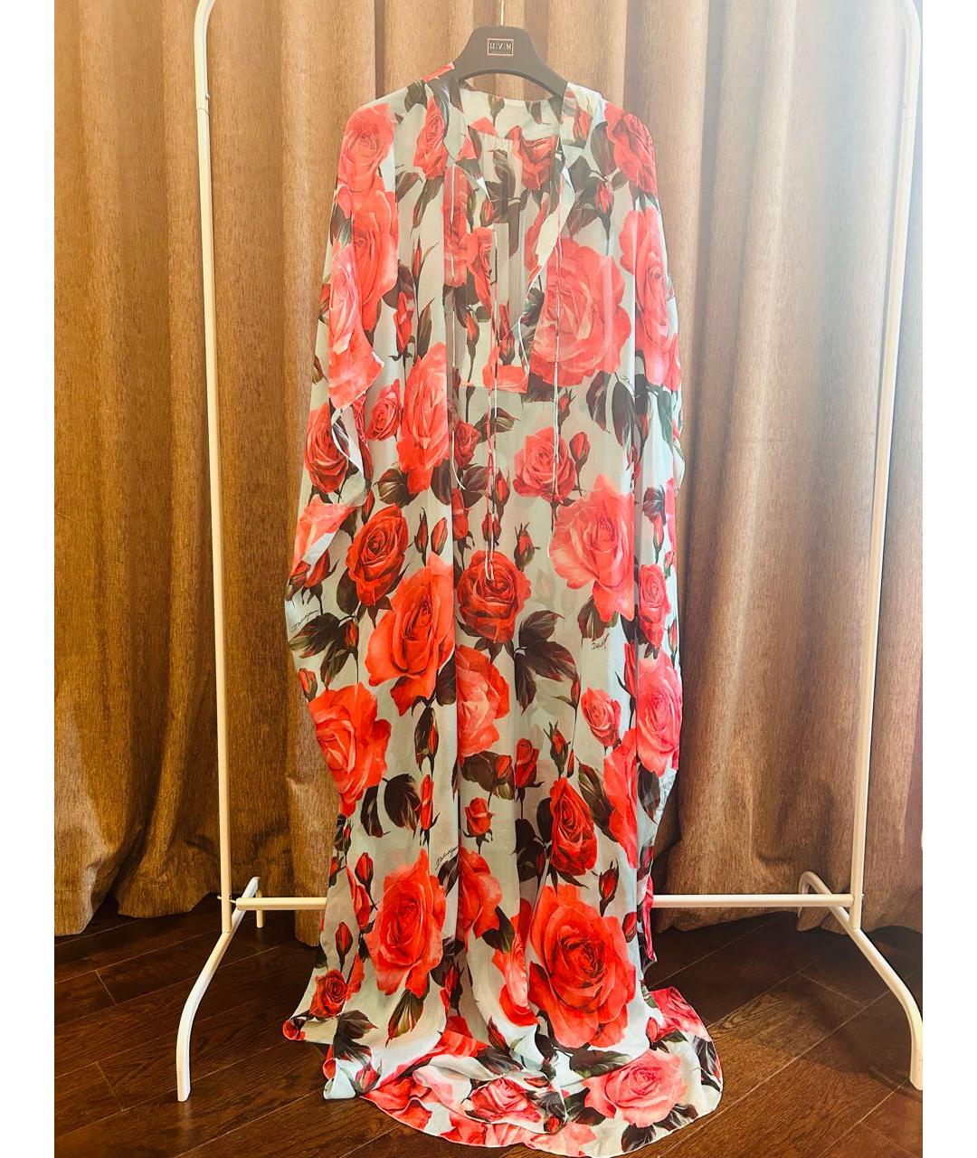 DOLCE&GABBANA Мульти шелковое парео, фото 6