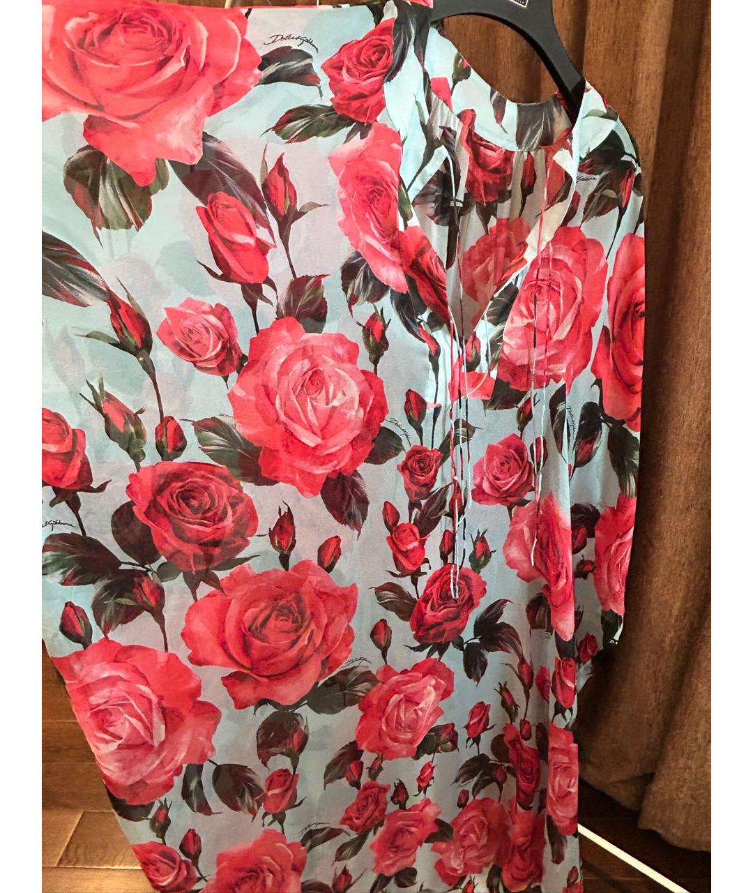 DOLCE&GABBANA Мульти шелковое парео, фото 5