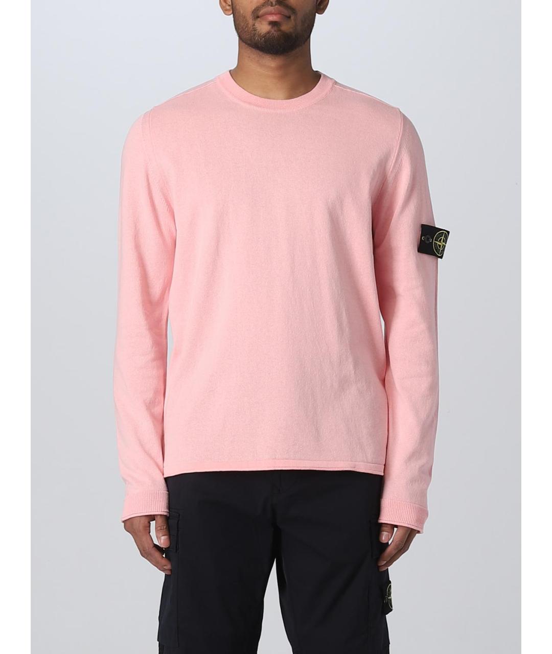 STONE ISLAND Фиолетовый хлопковый джемпер / свитер, фото 7