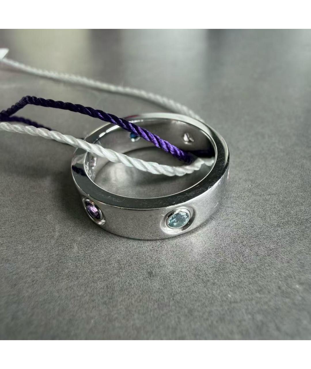 CARTIER Серебряное кольцо из белого золота, фото 5