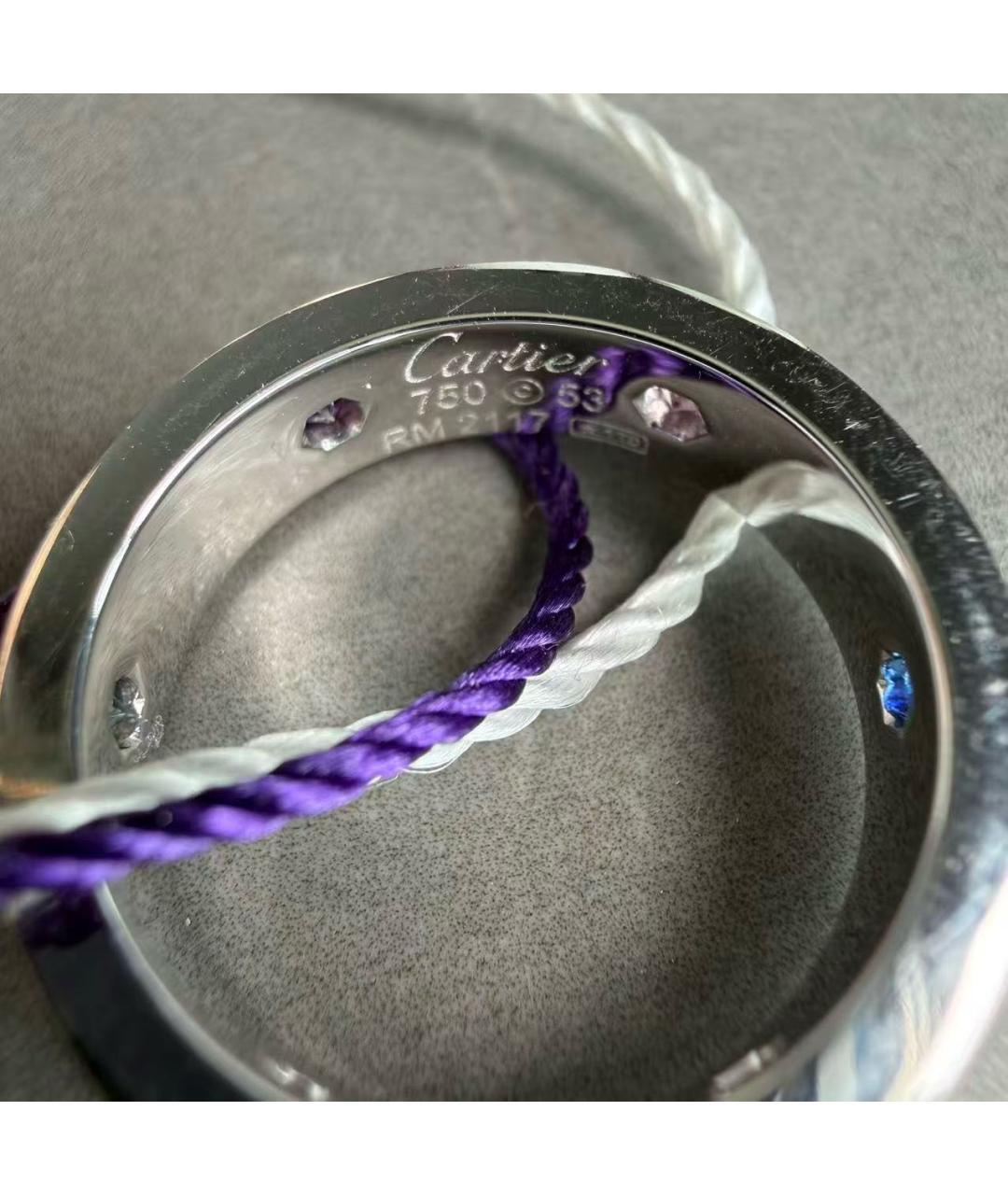 CARTIER Серебряное кольцо из белого золота, фото 6