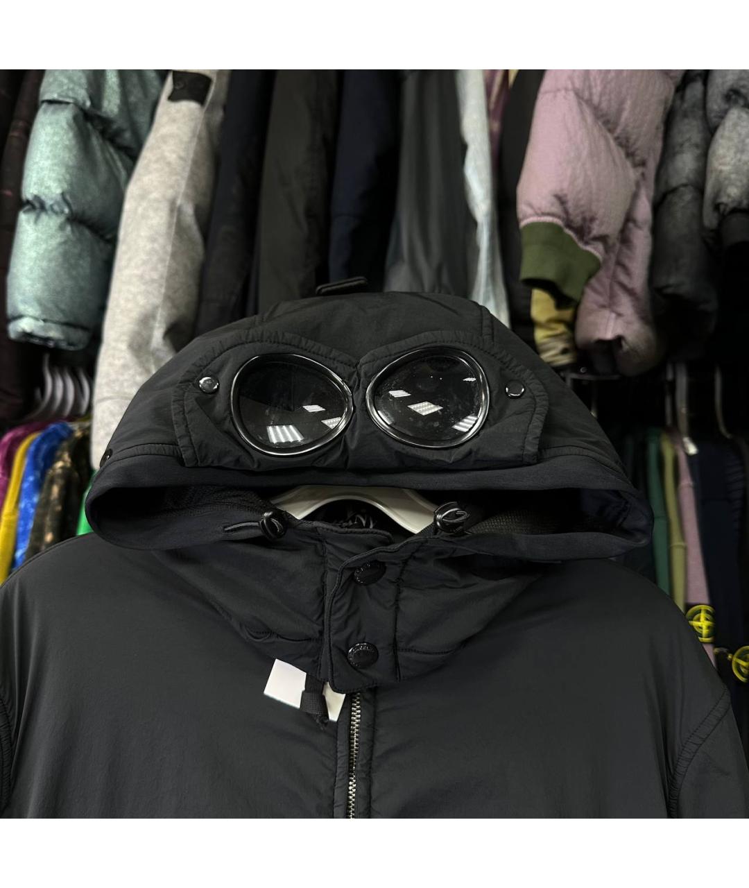 CP COMPANY Черная полиамидовая куртка, фото 3