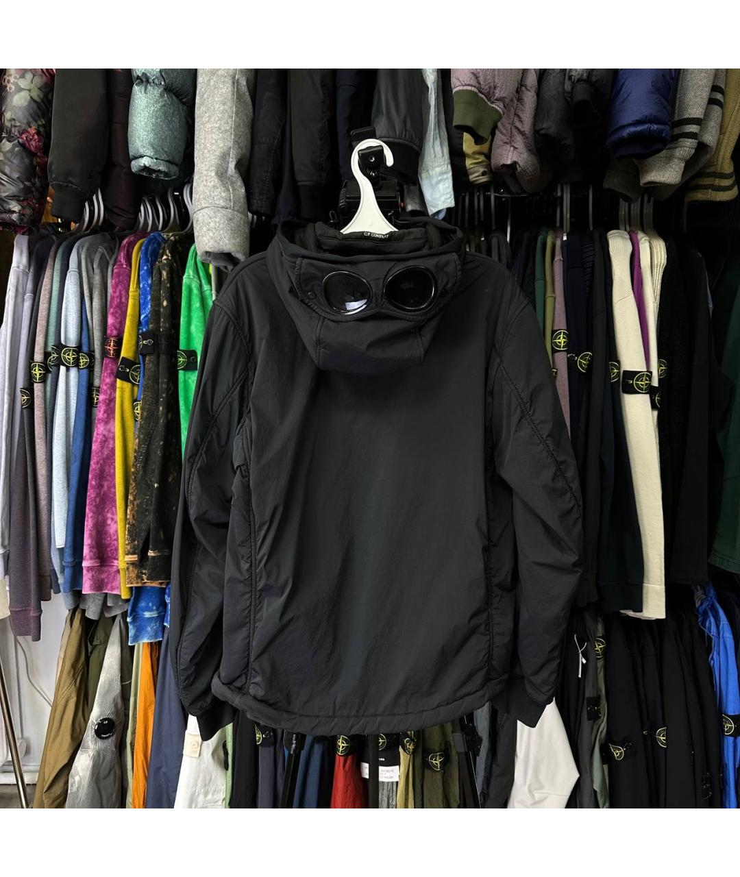CP COMPANY Черная полиамидовая куртка, фото 4
