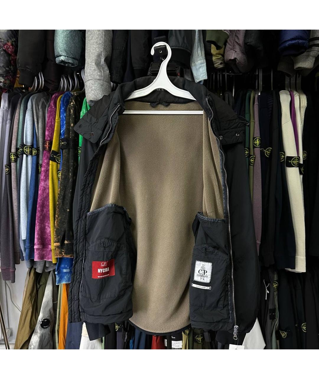 CP COMPANY Черная полиамидовая куртка, фото 6