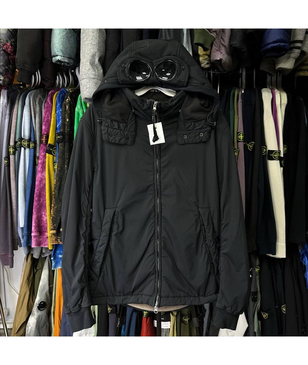 CP COMPANY Черная полиамидовая куртка, фото 7