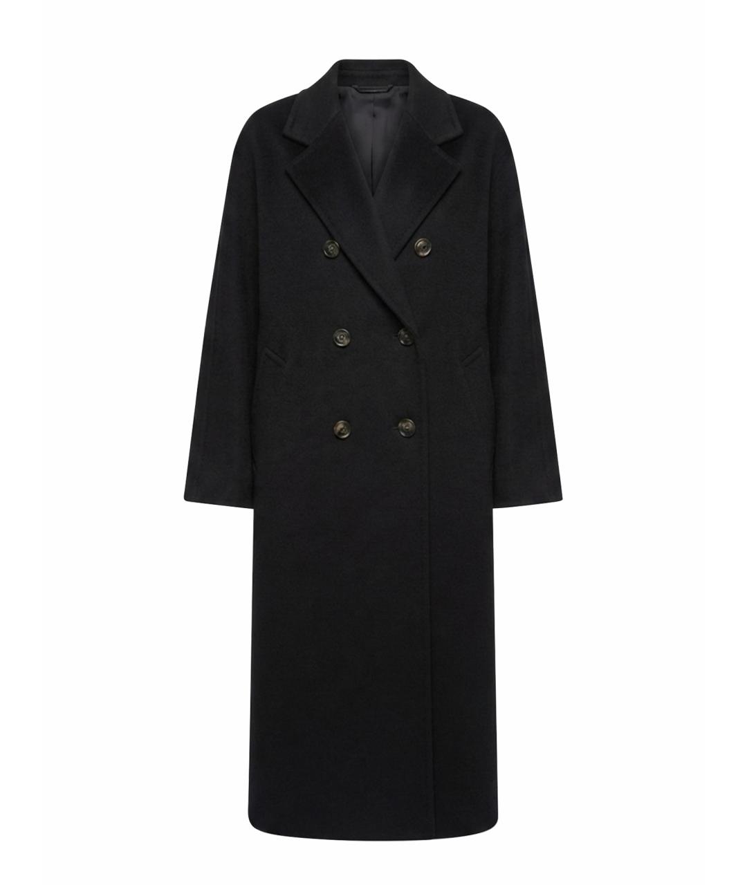 MAX MARA Черное шерстяное пальто, фото 1