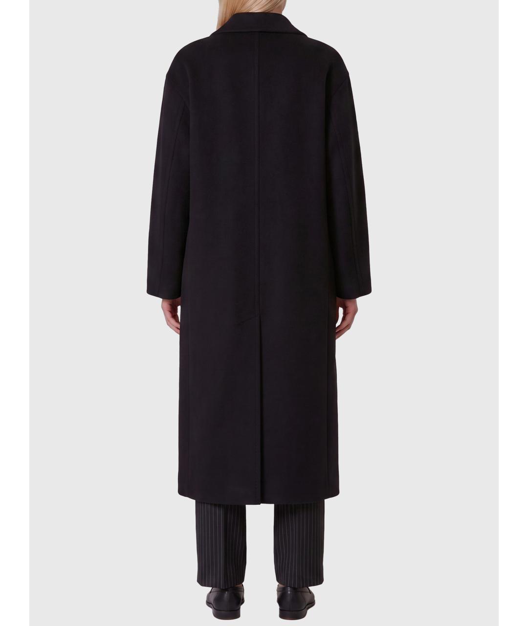 MAX MARA Черное шерстяное пальто, фото 2