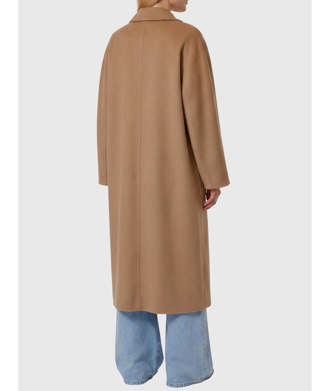 MAX MARA Бежевое шерстяное пальто, фото 2