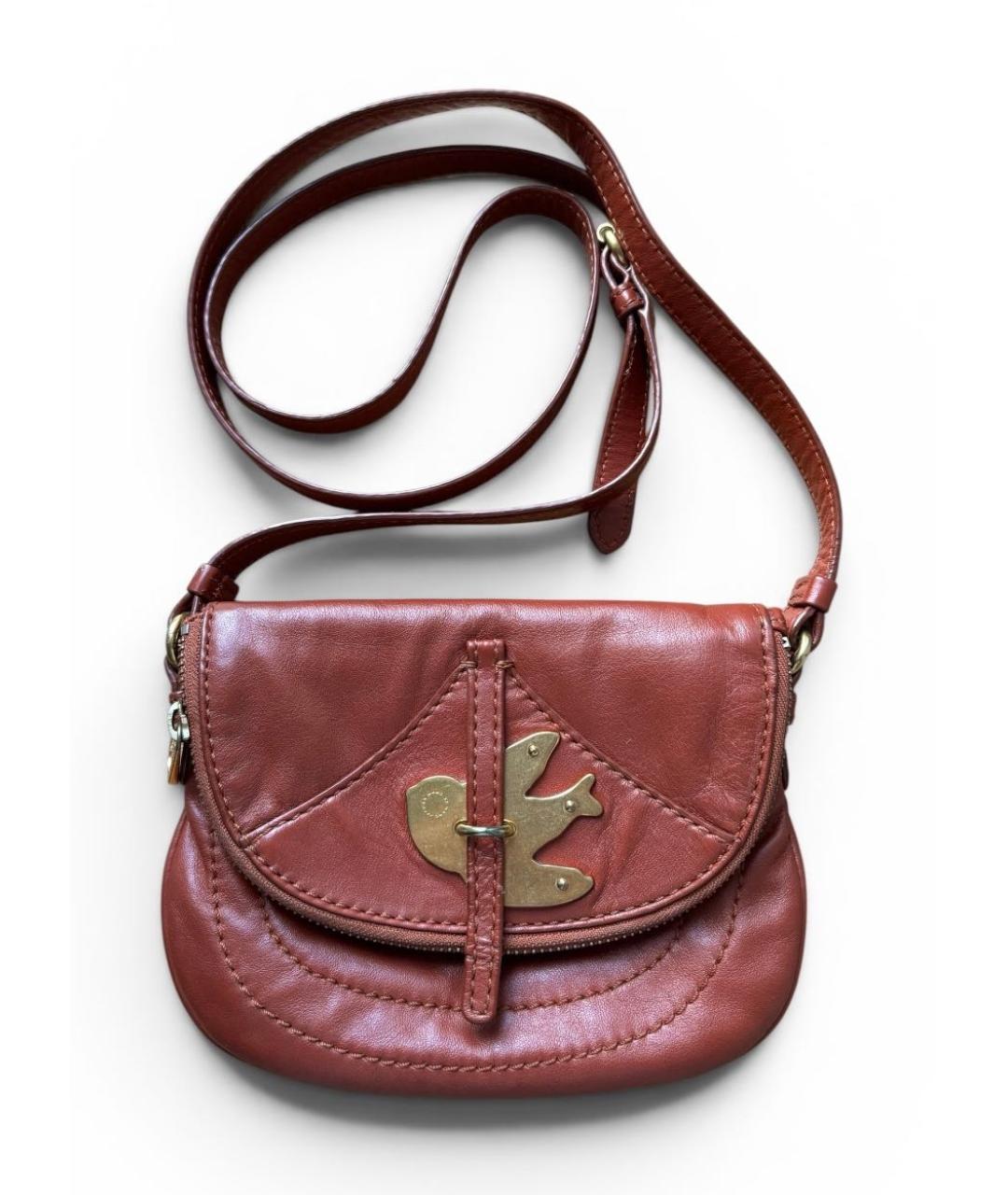 MARC BY MARC JACOBS Коричневая кожаная сумка через плечо, фото 5