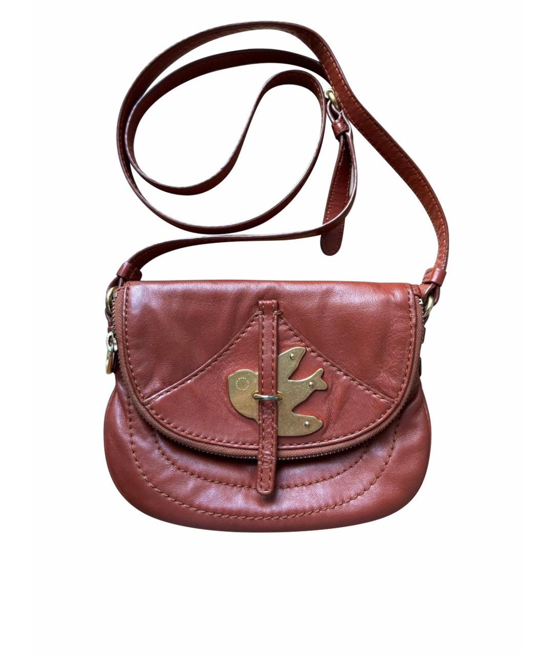MARC BY MARC JACOBS Коричневая кожаная сумка через плечо, фото 1